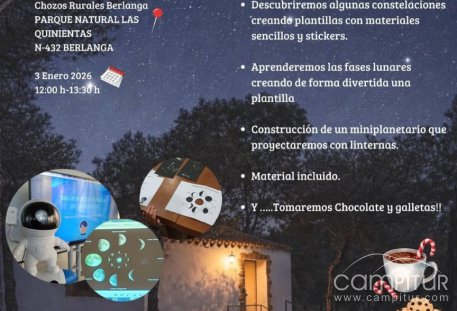 Berlanga propone una actividad infantil para descubrir las estrellas esta Navidad